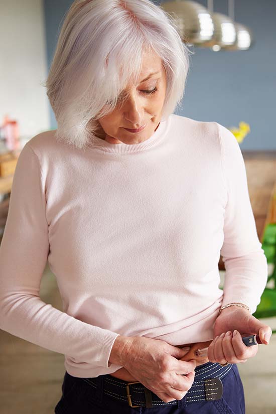 diabete-femme-injection Injection insuline